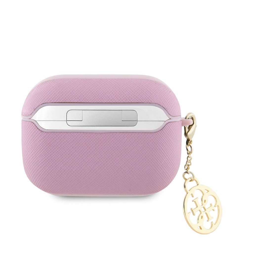 Pouzdro Guess Saffiano 4G Charm pro AirPods Pro 2 růžové - náhled 3
