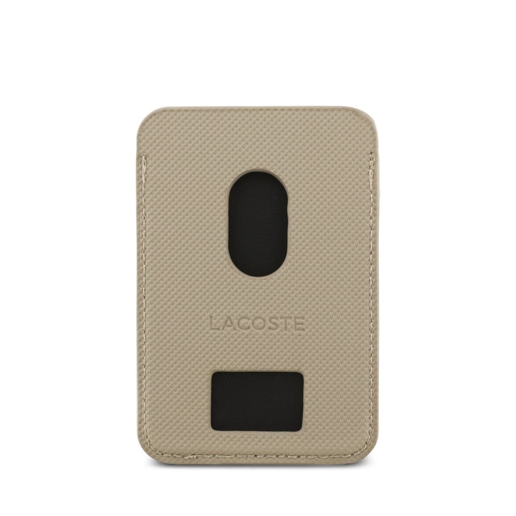 Peněženka Lacoste PU Iconic Petit Pique MagSafe šedohnědá - náhled 3