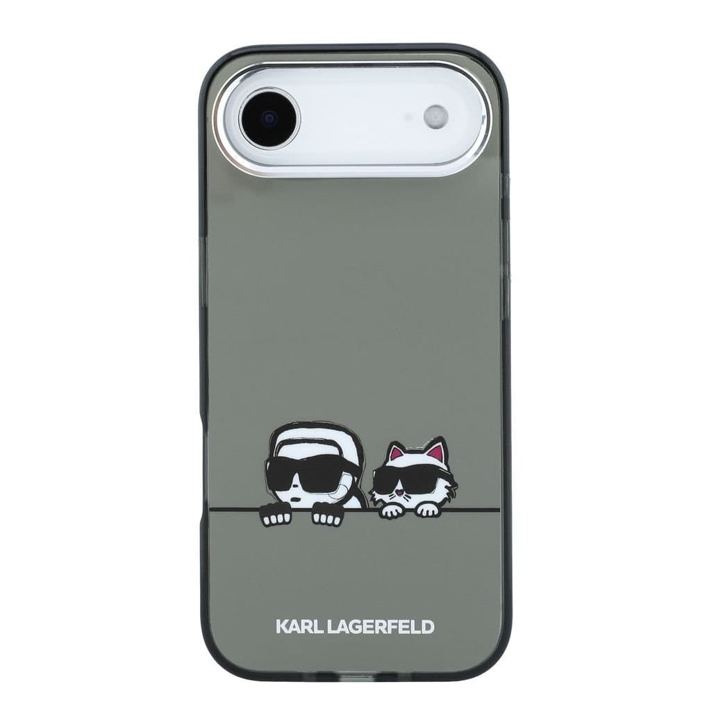 Zadní kryt Karl Lagerfeld IML K&amp;CH Heads Logo MagSafe pro iPhone Air černý - náhled 3
