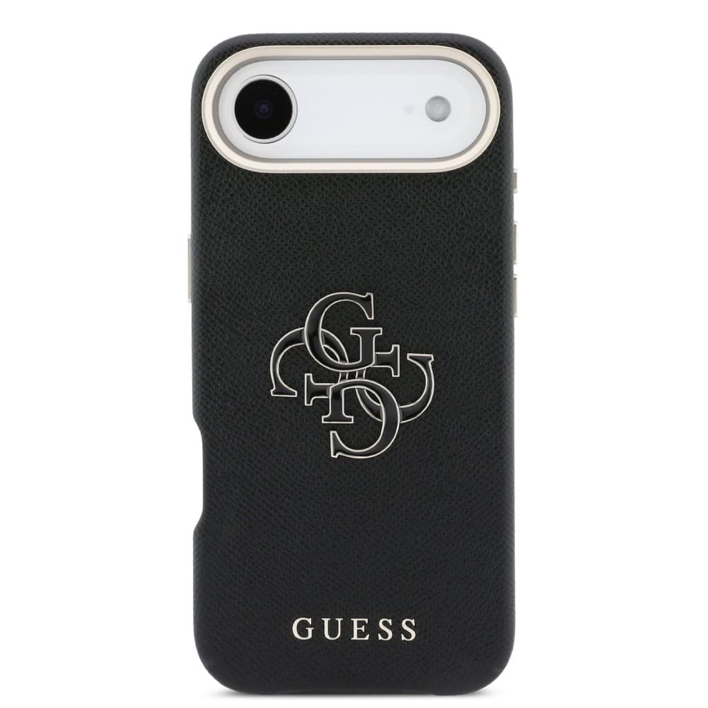 Zadní kryt Guess PU Resin Logo pro iPhone Air černý - náhled 3
