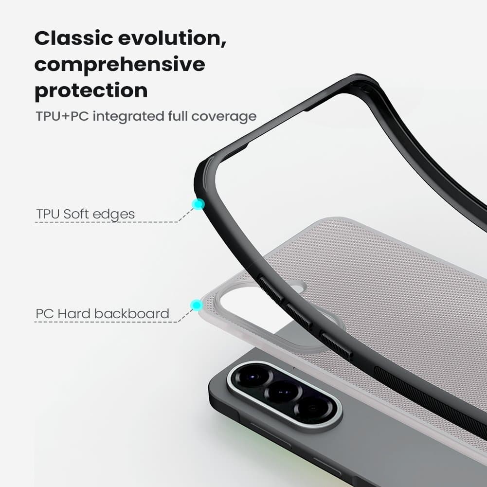 Kryt zadní Nillkin Super Frosted PRO pro Samsung Galaxy A57 průhledně černý - náhled 3