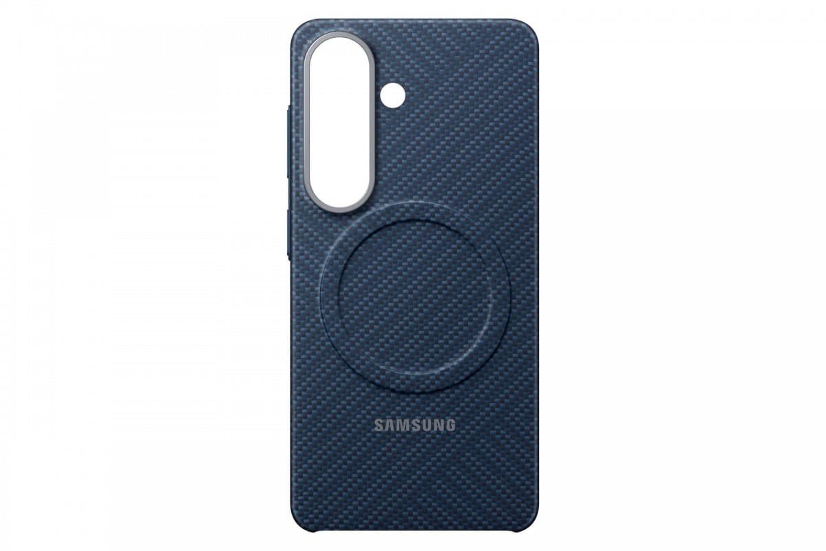 Kryt magnetický Samsung Carbon (EF-KS942SCE) pro Galaxy S26 tmavě modrý - náhled 3