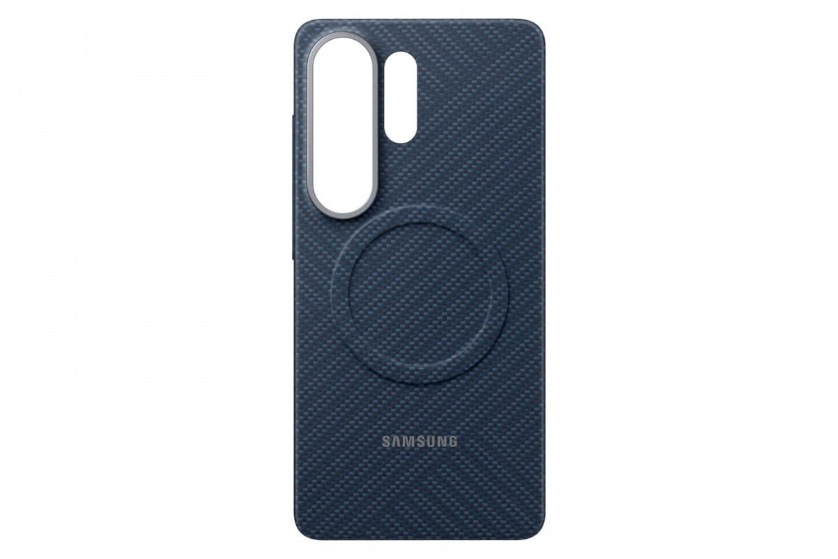 Kryt magnetický Samsung Carbon (EF-KS948SCE) pro Galaxy S26 Ultra tmavě modrý - náhled 3