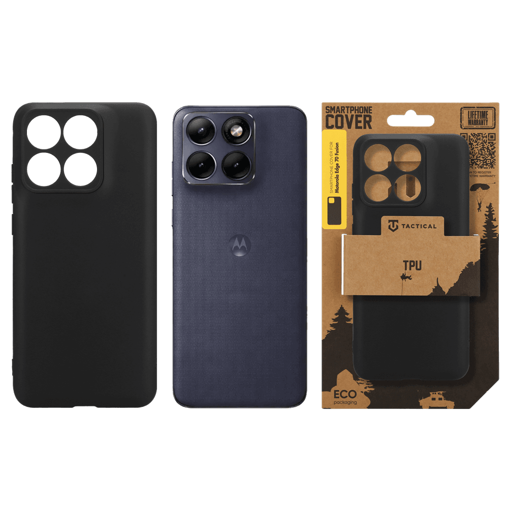 Kryt TPU Tactical pro Motorola Edge 70 Fusion černý - náhled 3