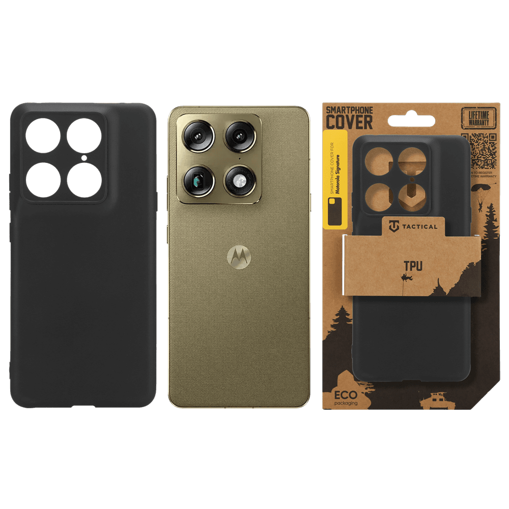 Kryt TPU Tactical pro Motorola Signature černý - náhled 3
