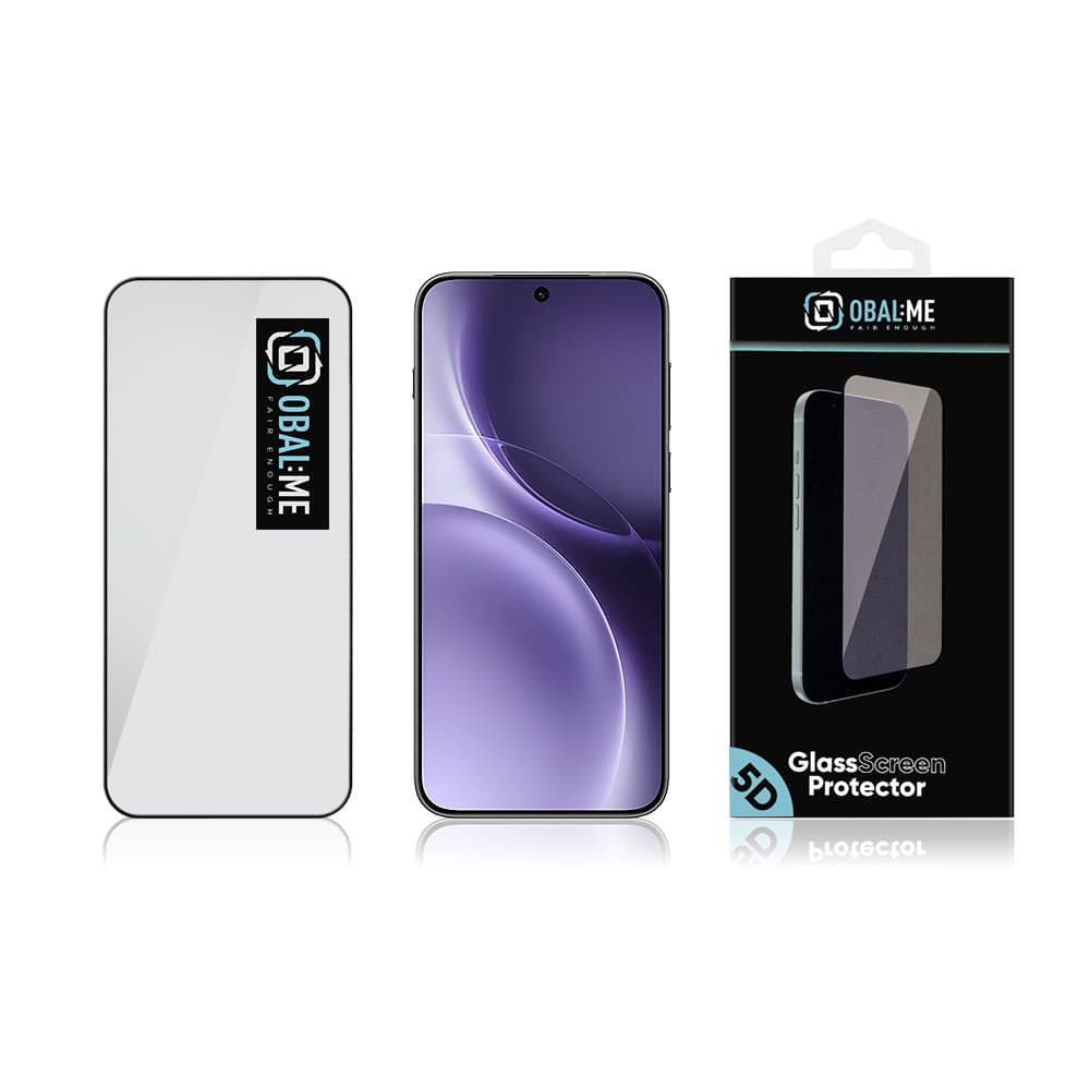 Tvrzené sklo OBAL:ME 5D pro Vivo X300 Pro černé - náhled 3