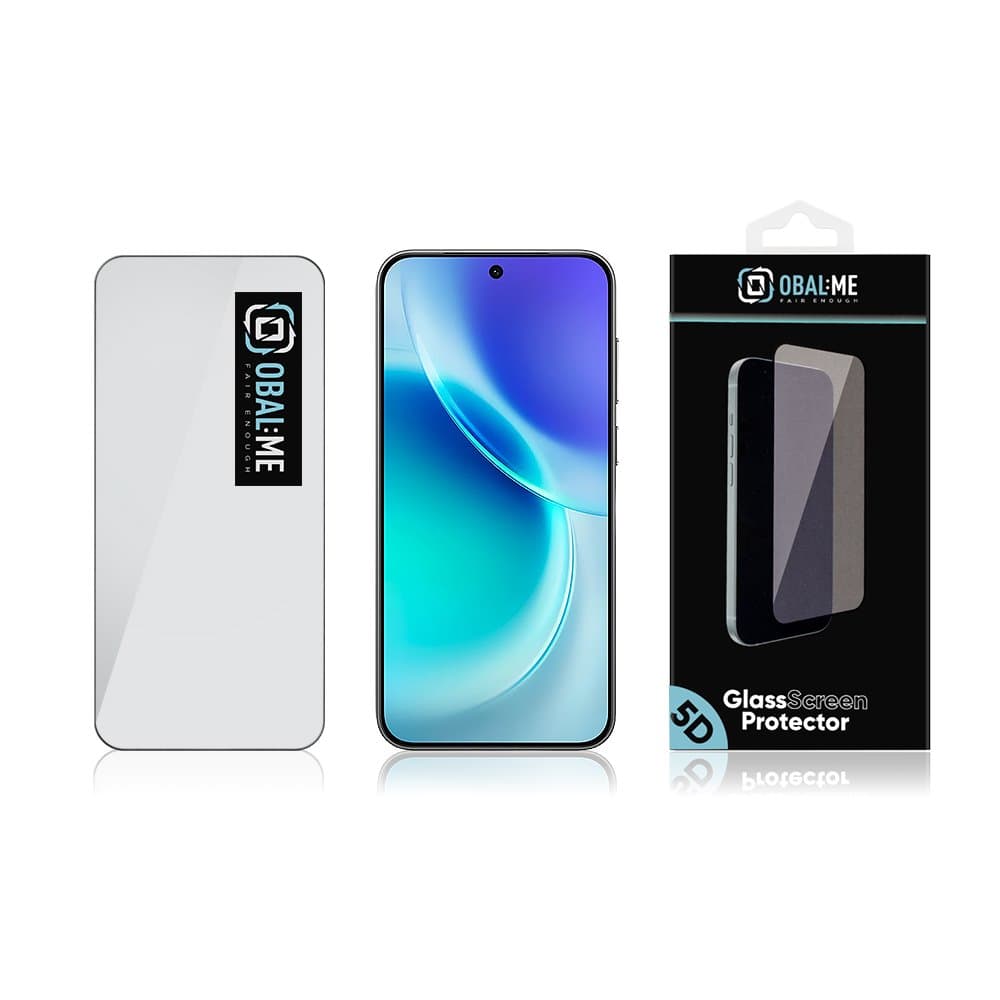 Tvrzené sklo OBAL:ME 5D pro Vivo X300 černé - náhled 3