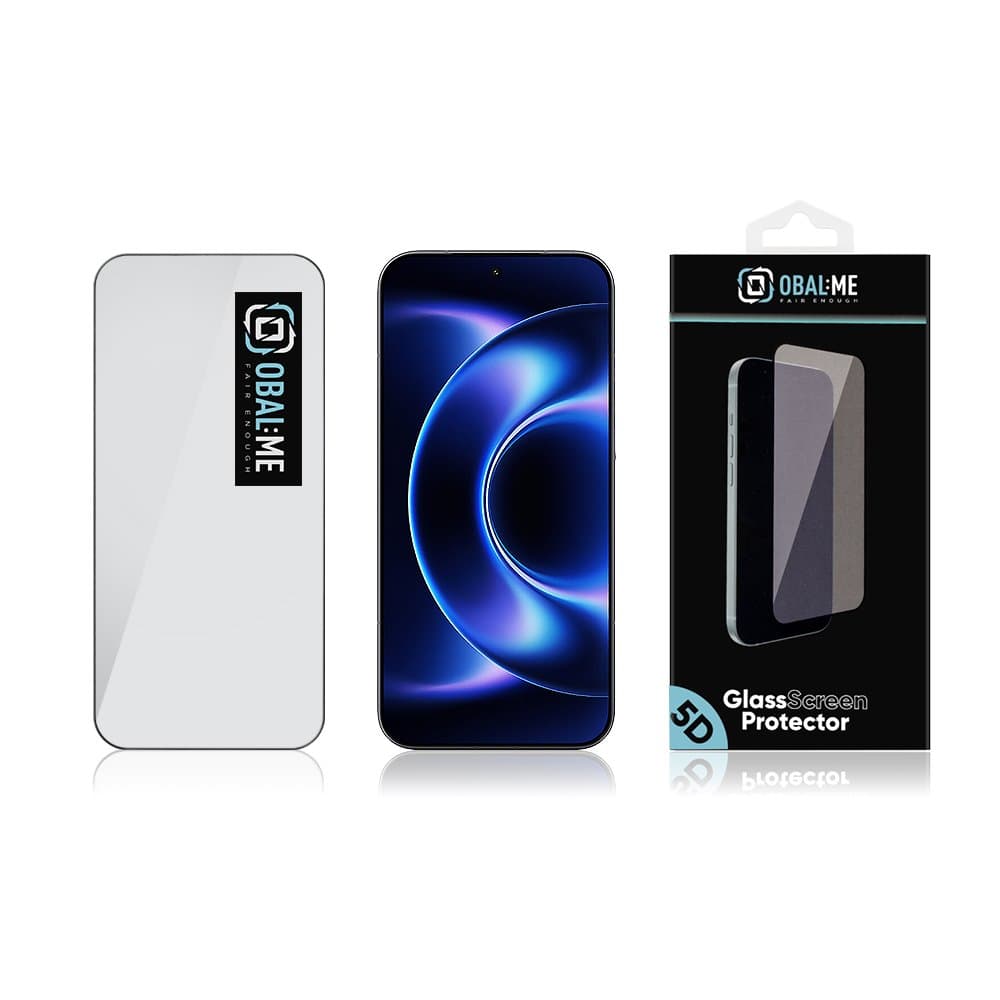 Tvrzené sklo OBAL:ME 5D pro Xiaomi 17 Ultra černé - náhled 3