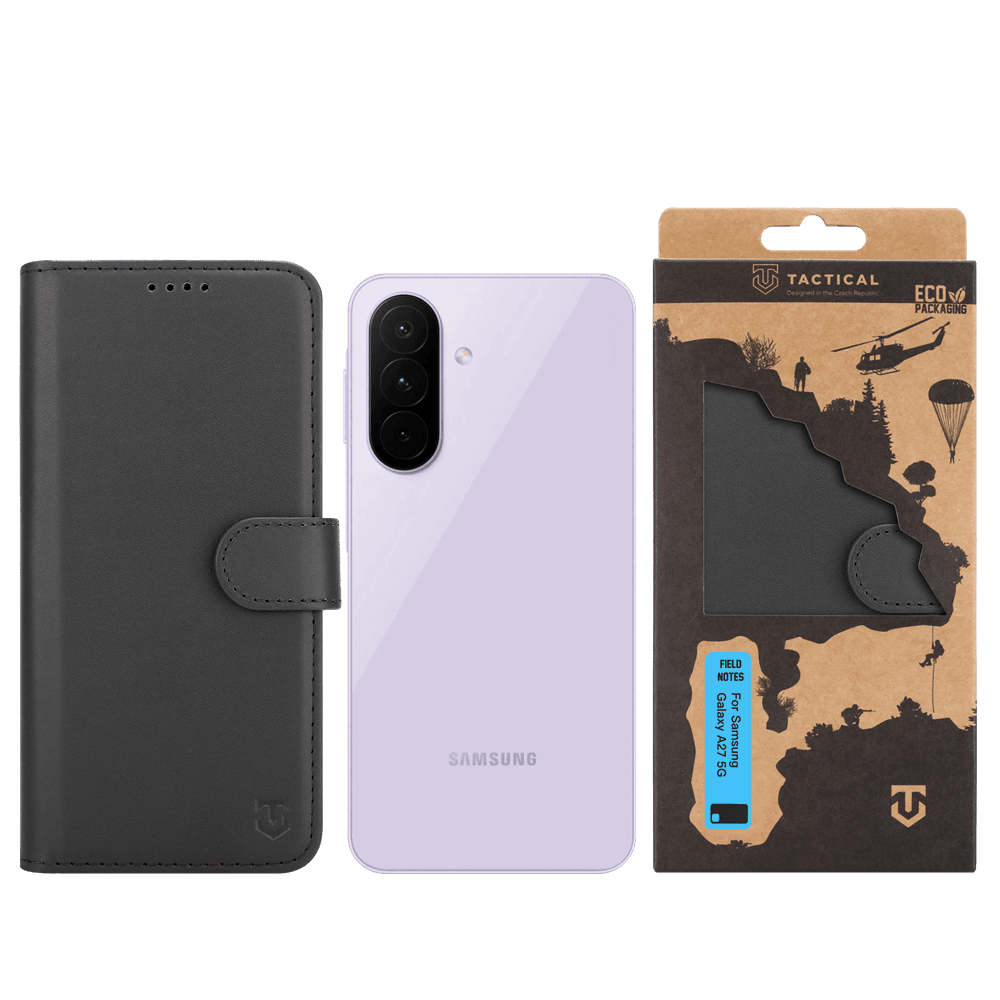 Pouzdro Tactical Field Notes pro Samsung Galaxy A27 5G černé - náhled 3