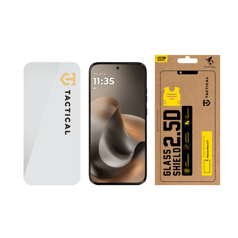 Sklo tvrzené Tactical Glass Shield 2.5D pro Motorola Moto G77 čiré - náhled 3