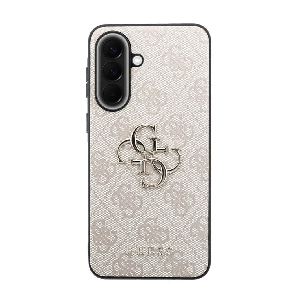 Kryt Guess PU 4G Metal Logo pro Samsung Galaxy A57 růžový - náhled 3