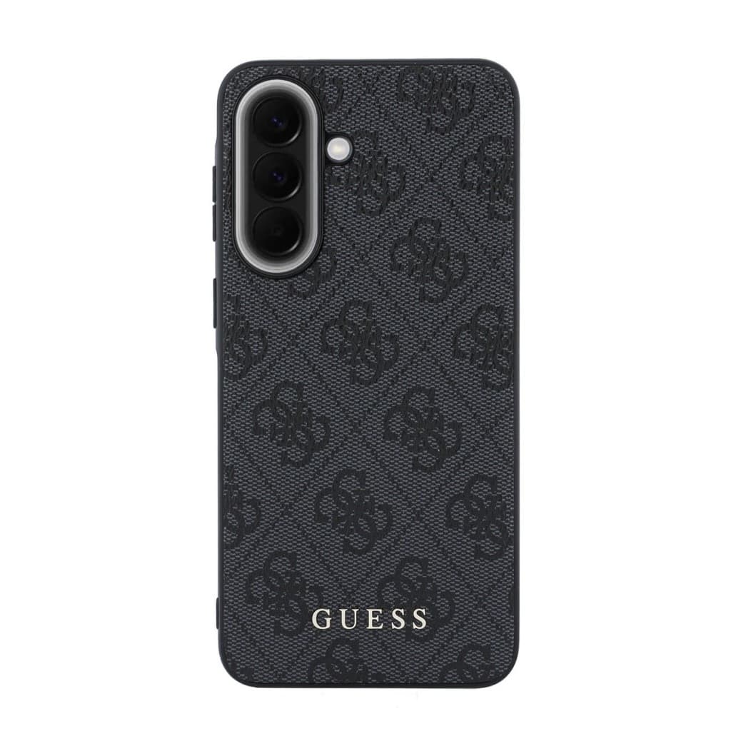 Kryt Guess PU 4G Metal Classic Logo pro Samsung Galaxy A57 šedý - náhled 3