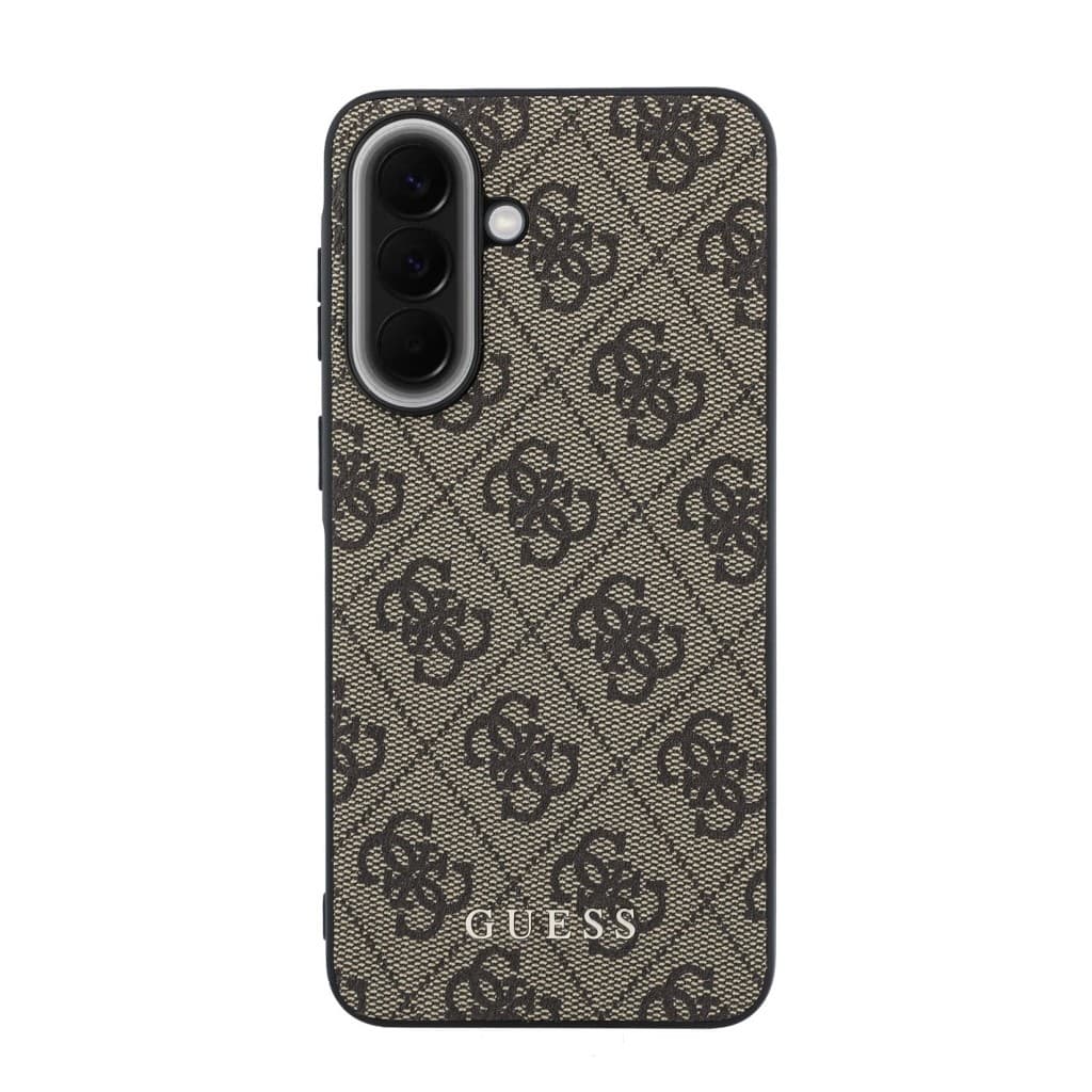 Kryt Guess PU 4G Metal Classic Logo pro Samsung Galaxy A57 hnědý - náhled 3