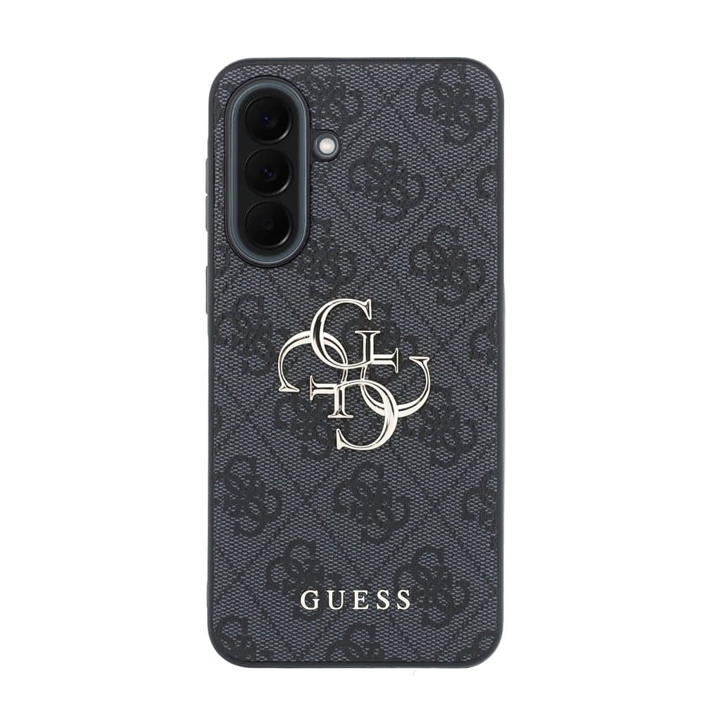 Kryt Guess PU 4G Metal Logo pro Samsung Galaxy A37 šedý - náhled 3