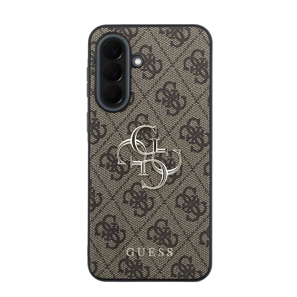 Kryt Guess PU 4G Metal Logo pro Samsung Galaxy A37 hnědý - náhled 3