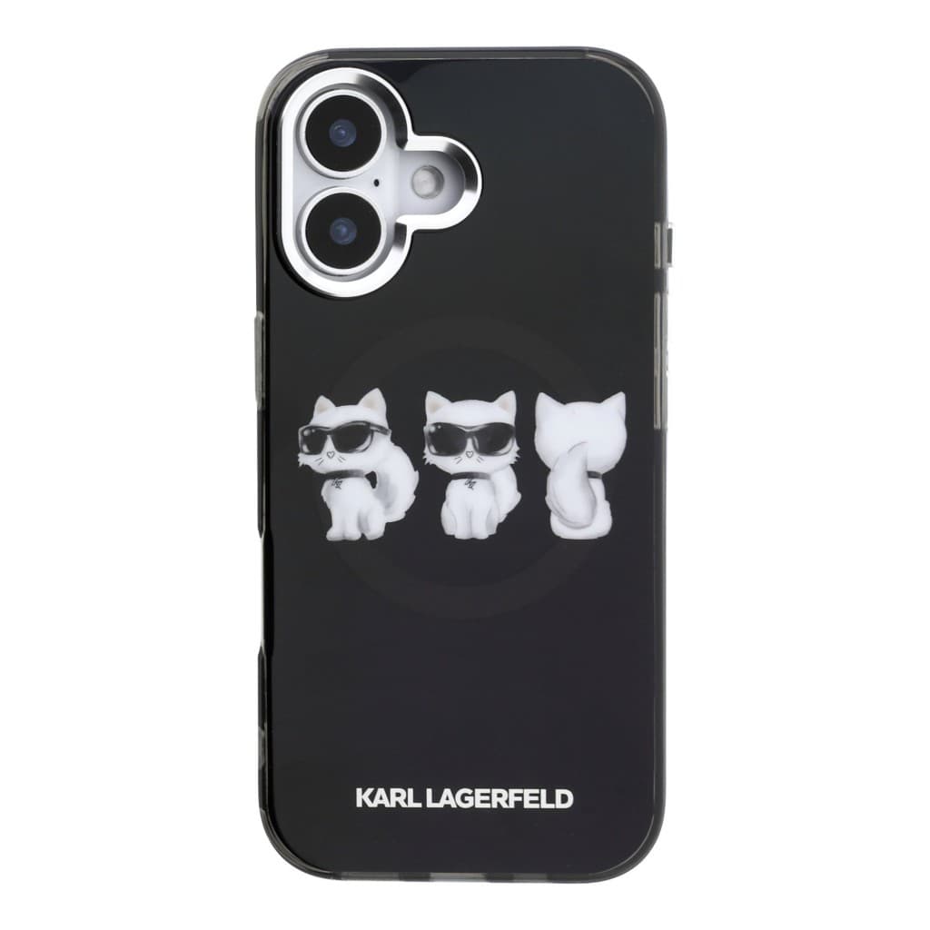 Zadní kryt Karl Lagerfeld IML Choupette Trio Watercolor MagSafe pro iPhone 17 - náhled 3