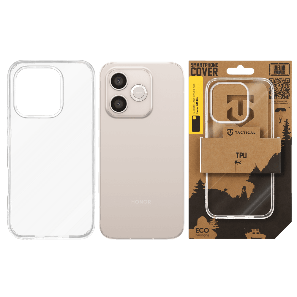 Kryt Tactical TPU pro Honor 600 Lite průhledný - náhled 3
