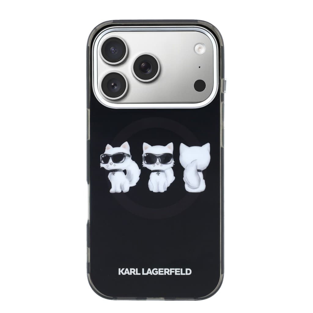 Zadní kryt Karl Lagerfeld IML Choupette Trio Watercolor MagSafe pro iPhone 17 Pro Max - náhled 3
