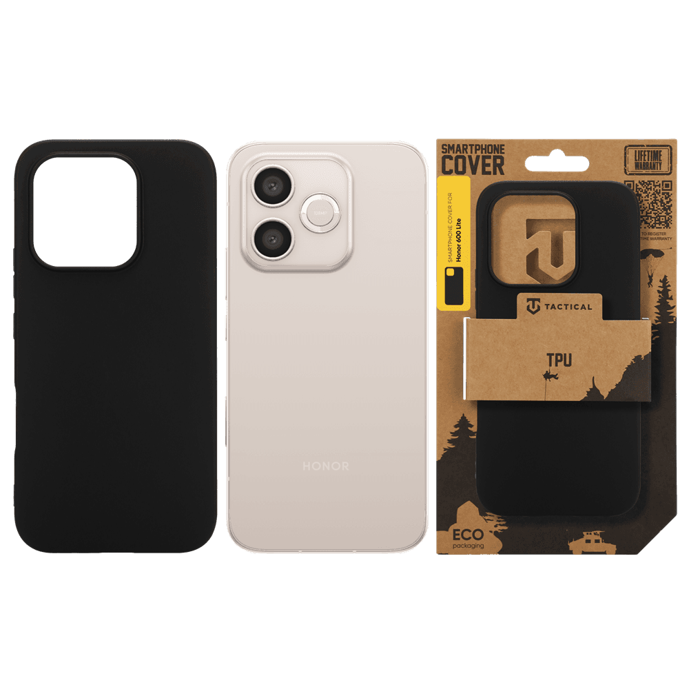 Kryt Tactical TPU pro Honor 600 Lite černý - náhled 3