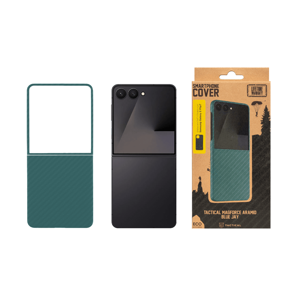 Kryt Tactical MagForce Aramid pro Samsung Galaxy Z Flip 7 modrý - náhled 3