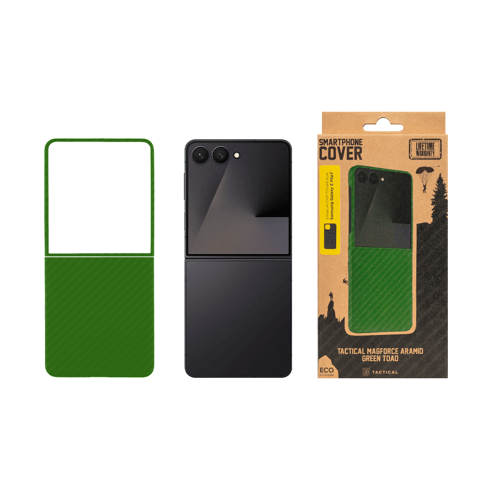 Kryt Tactical MagForce Aramid pro Samsung Galaxy Z Flip 7 zelený - náhled 3