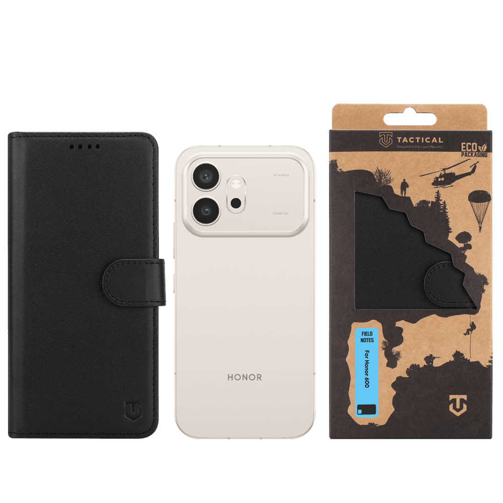 Pouzdro Tactical Field Notes pro Honor 600 černé - náhled 3