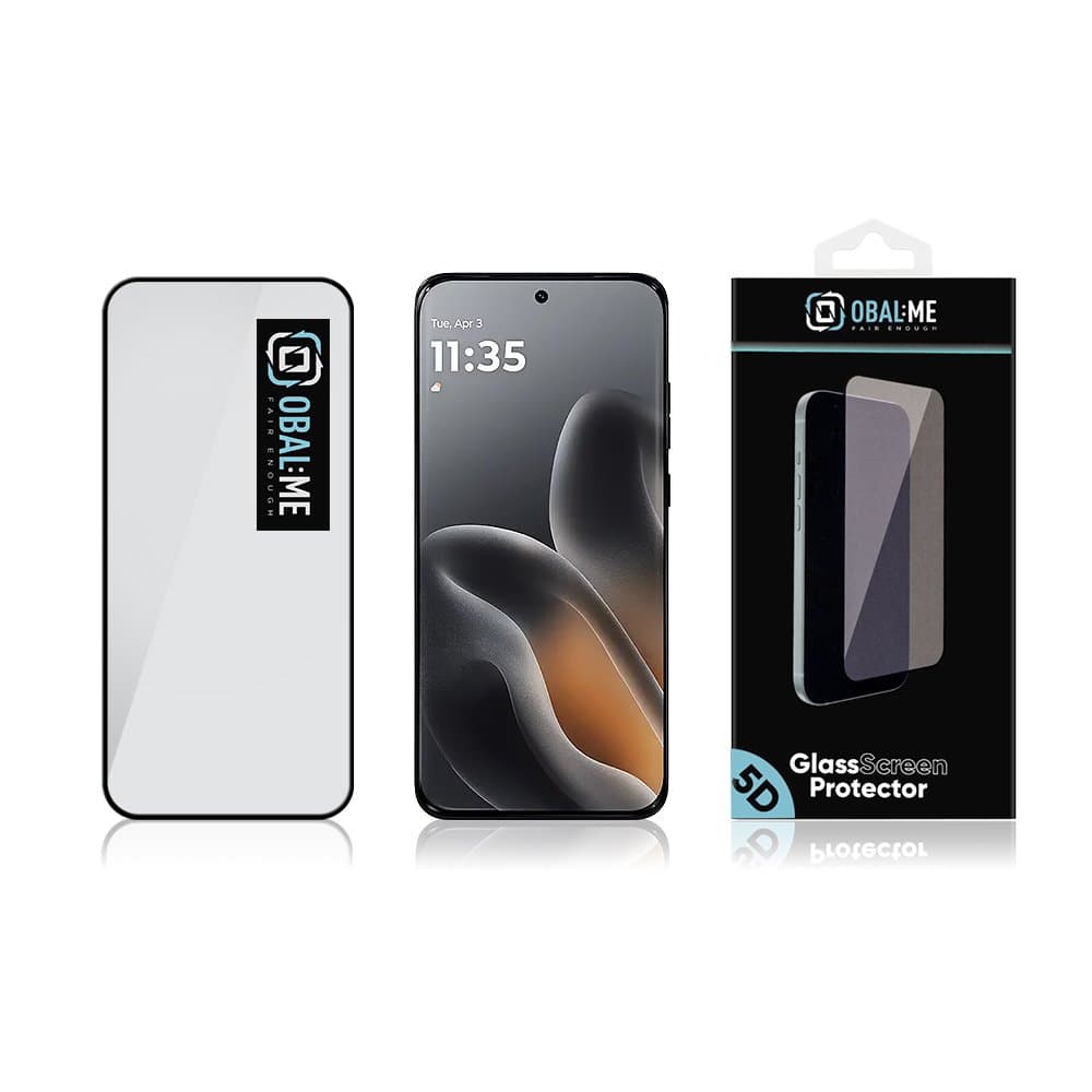 Tvrzené sklo OBAL:ME 5D pro Motorola Edge 70 Fusion černé - náhled 3