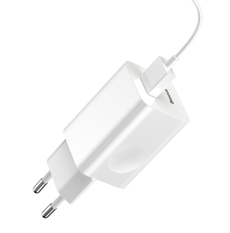 Baseus CCALL-BX02 Quick Charger Nabíječka White - náhled 3