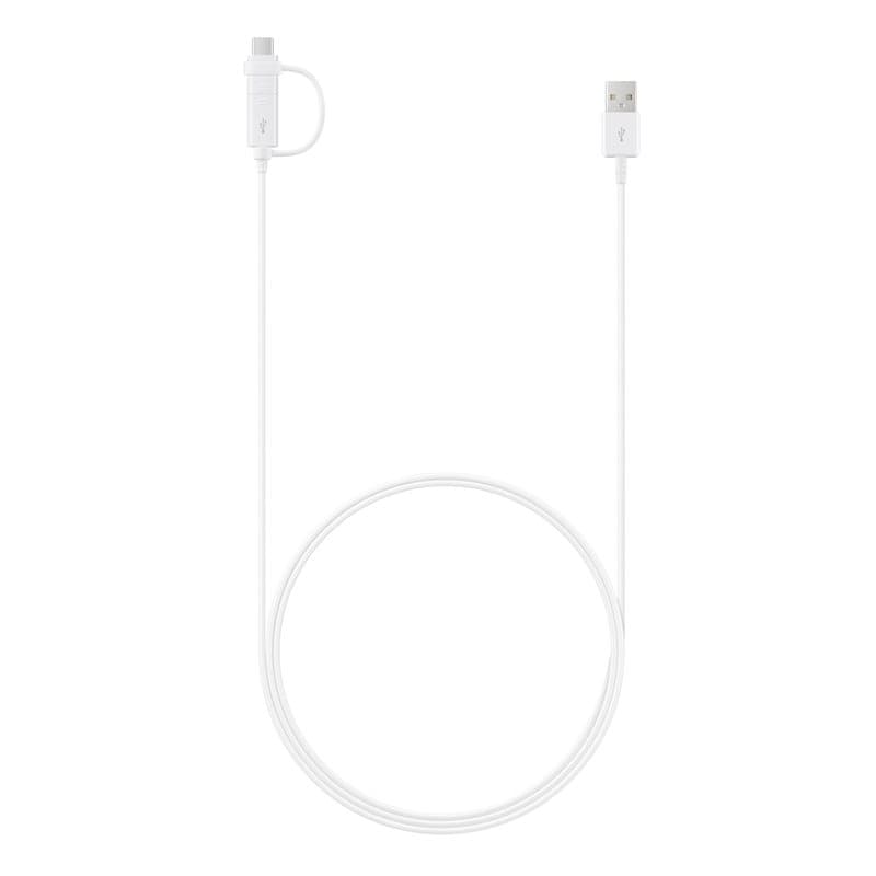 EP-DG930DWE Samsung Combo Kabel Type C/micro USB White - náhled 3