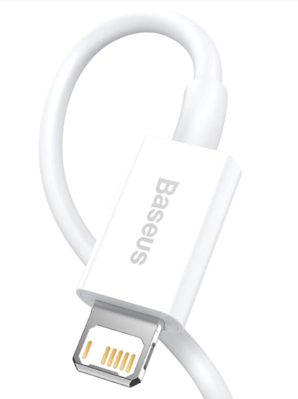 Baseus CALYS-A02 Superior Fast Charging Kabel Lightning 2.4A 1m White - náhled 3