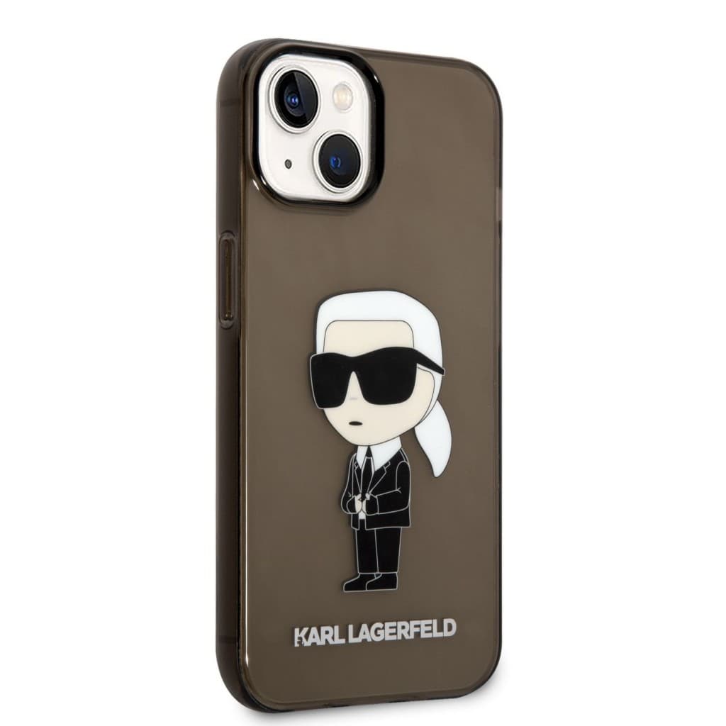 Karl Lagerfeld IML Ikonik NFT Zadní Kryt pro iPhone 14 Plus Black - náhled 3