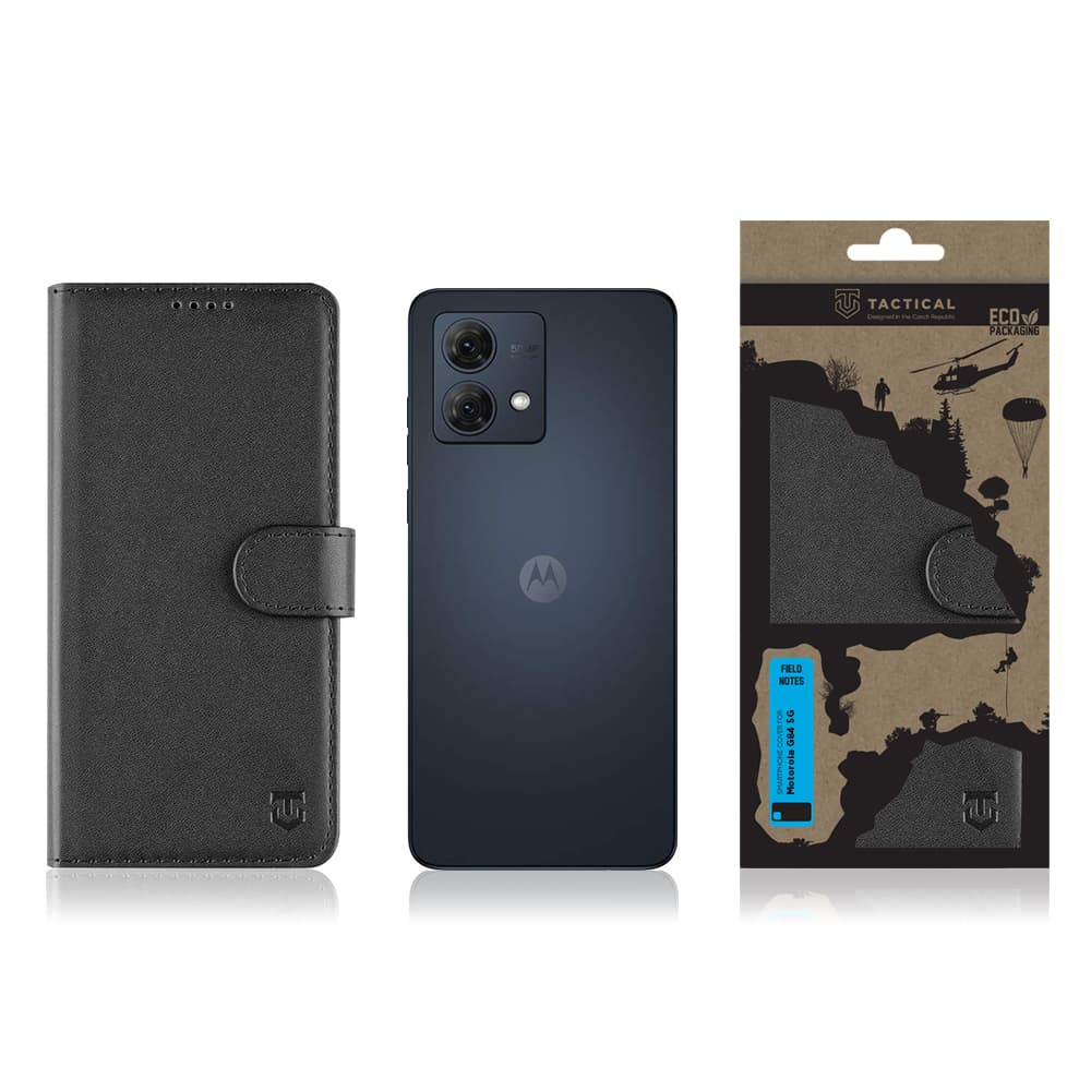 Tactical Field Notes pro Motorola G84 5G Black - náhled 3