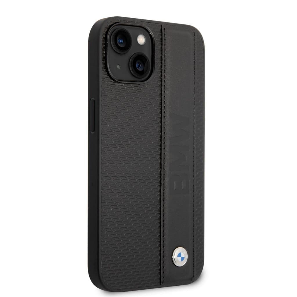 BMW Signature Leather Big Logo Zadní Kryt pro iPhone 14 Plus Black - náhled 3
