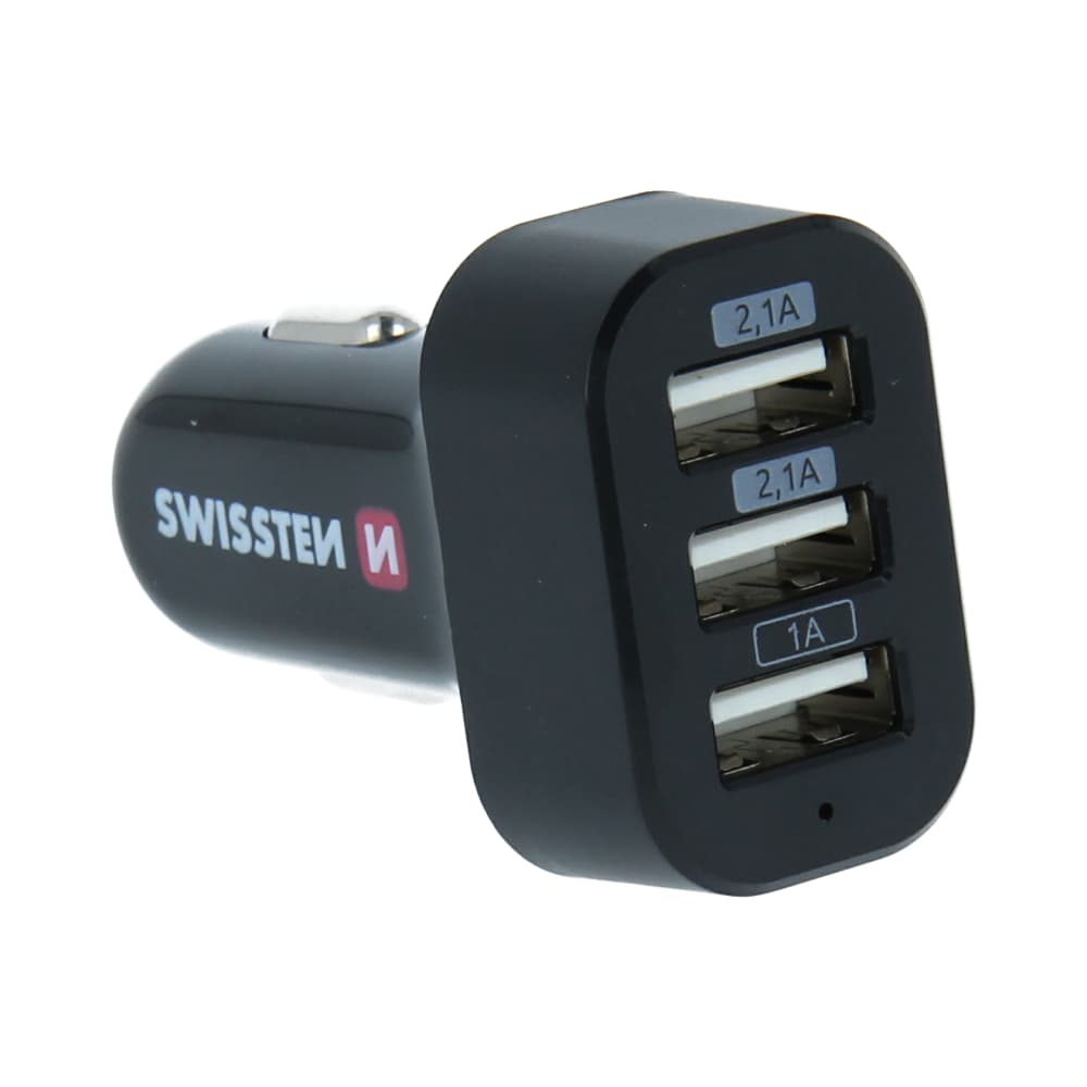 Swissten cl adaptér 3x usb 5,2a power - náhled 3