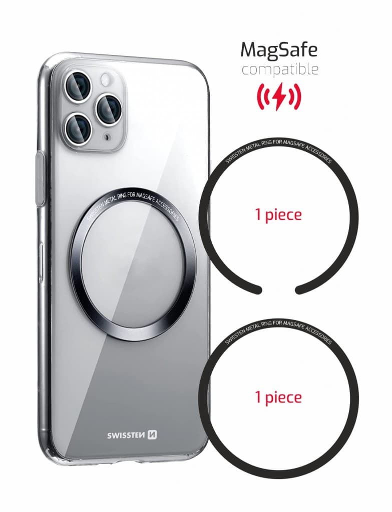 Set kovových podložek Swissten (pro magsafe pouzdra) - náhled 3
