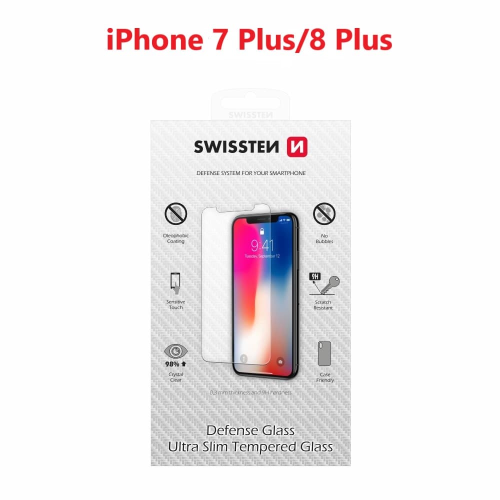 Tvrzené sklo Swissten apple iphone 7 plus/8 plus - náhled 3