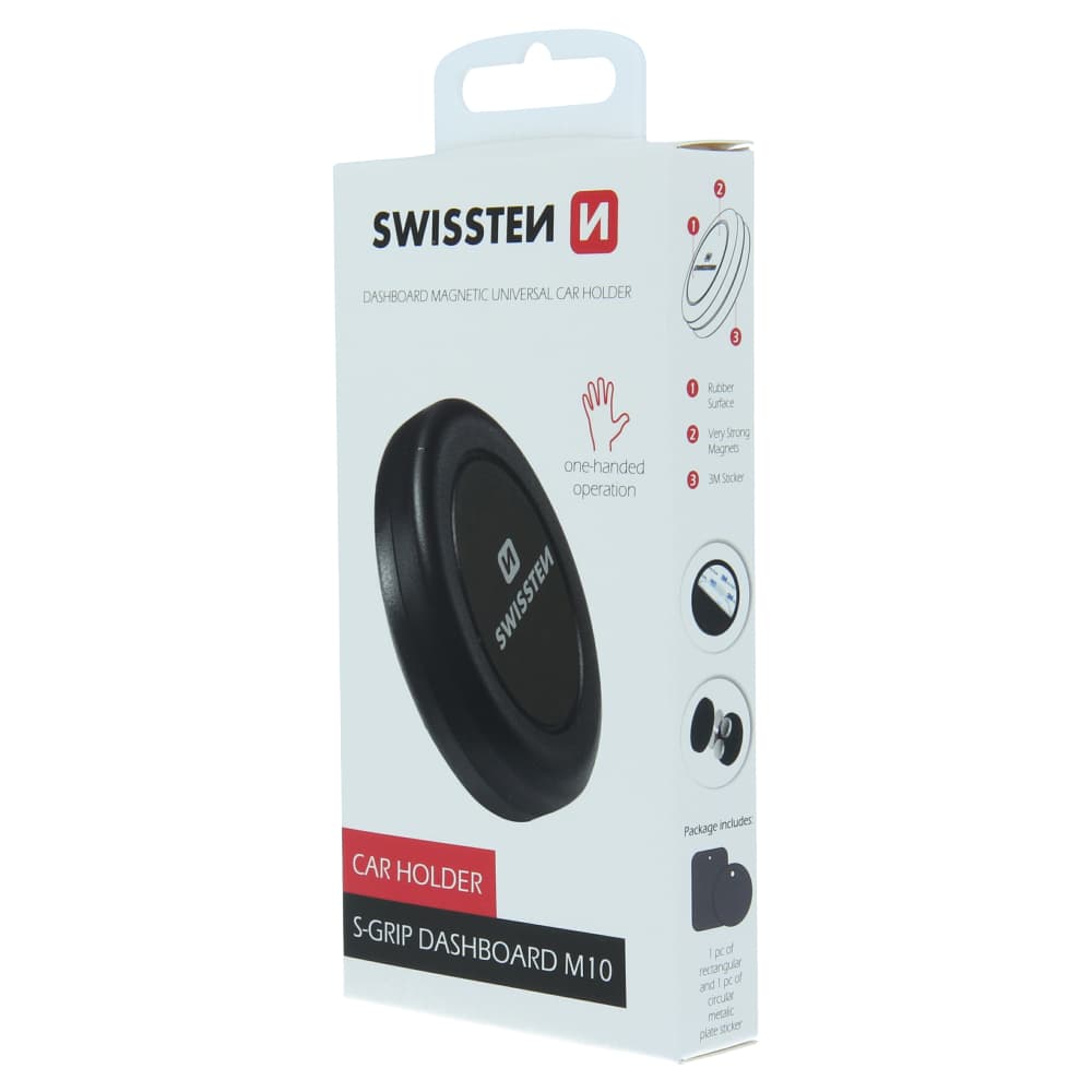 Magnetický držák do auta Swissten S-Grip na palubní desku M10 - náhled 3