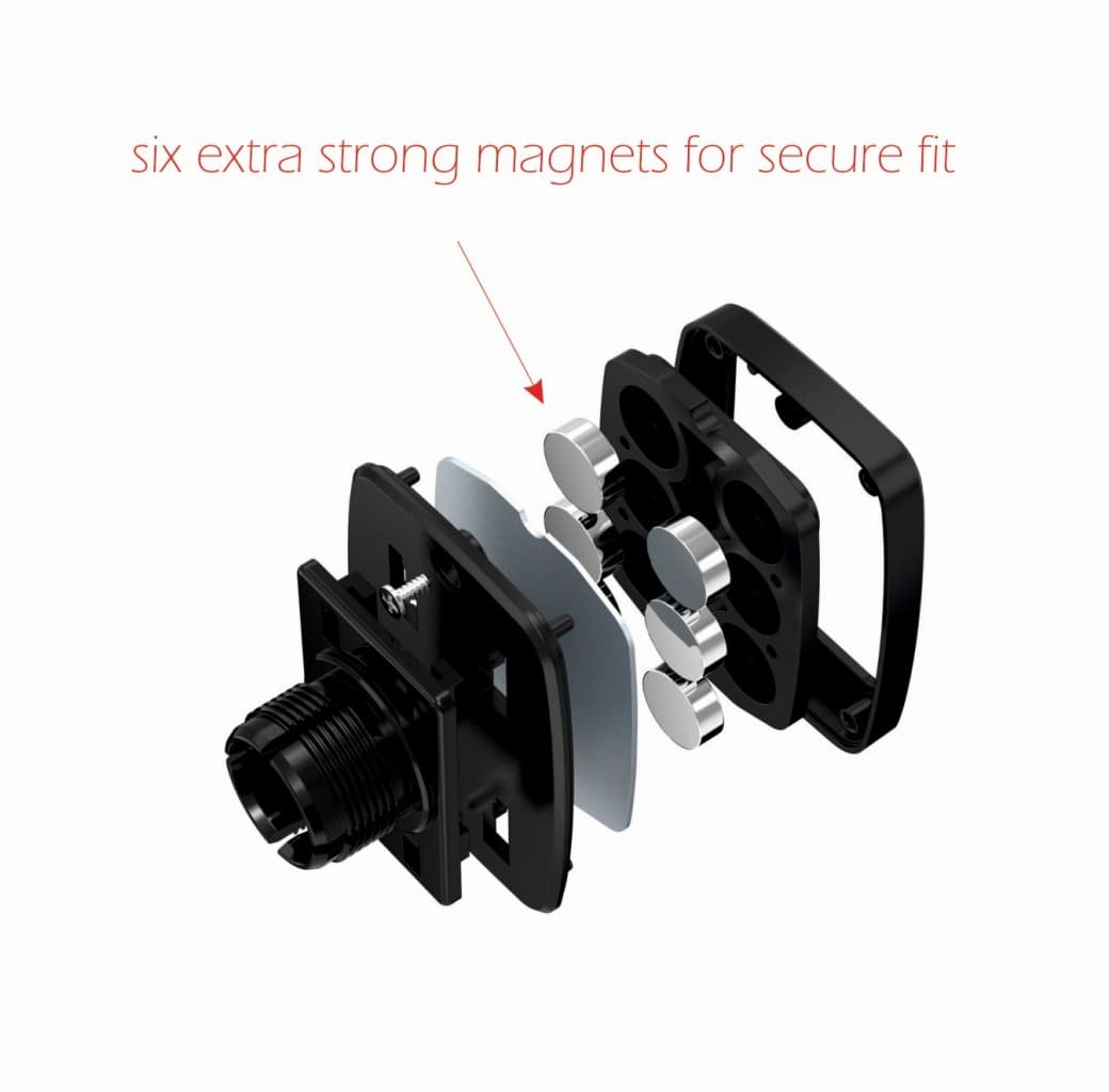 Magnetický držák do auta swissten s-grip m5-r1 - náhled 3