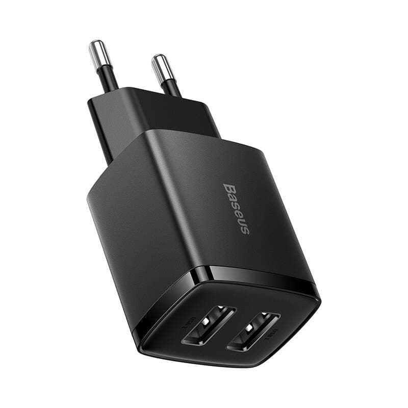 Baseus CCXJ010201 Compact Nabíječka 2xUSB 10,5W Black - náhled 3