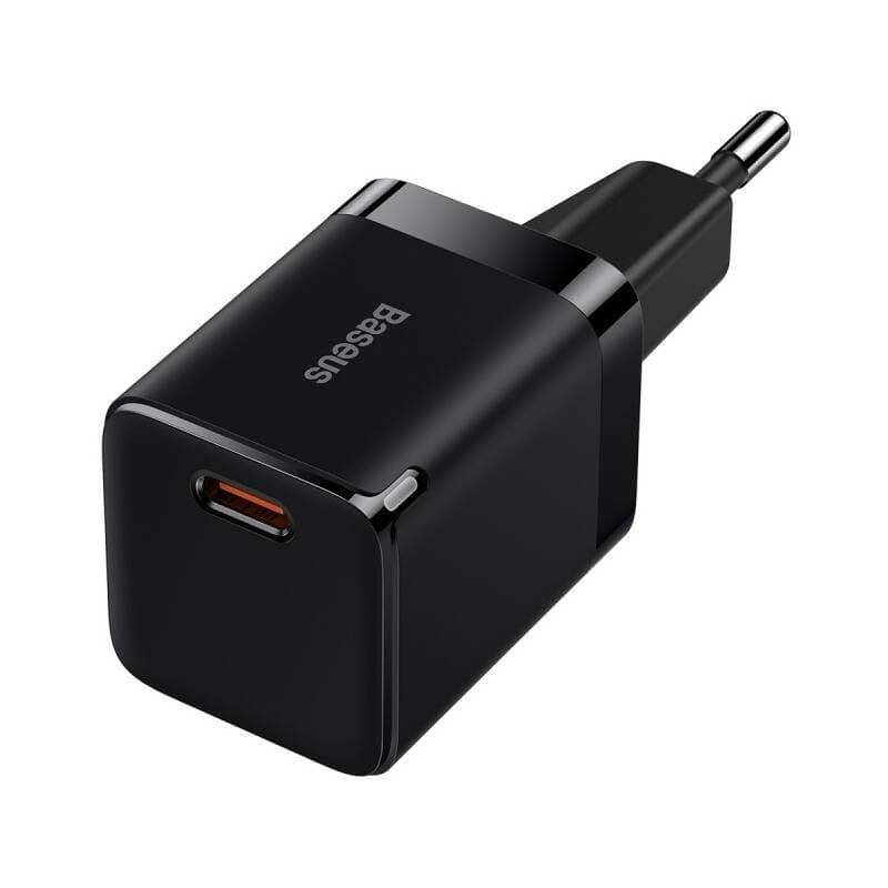 Adaptér Baseus CCGN010101 GaN3 s funkcí rychlonabíjení 30W černý - náhled 3