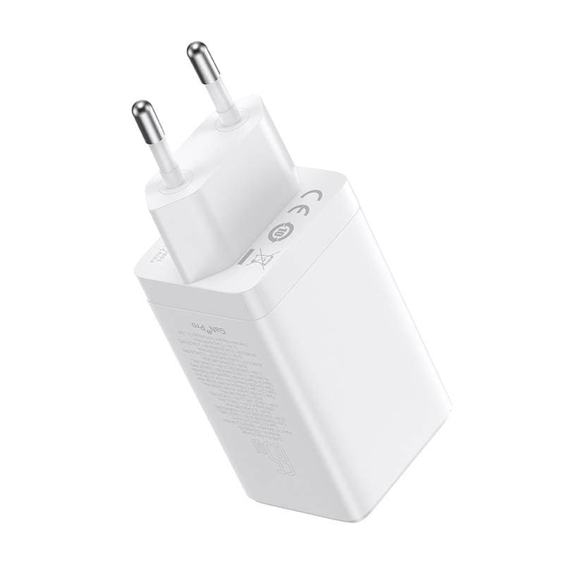 Baseus CCGP120202 GaN5 Pro Quick Nabíječka USB + 2x USB-C 65W White - náhled 3