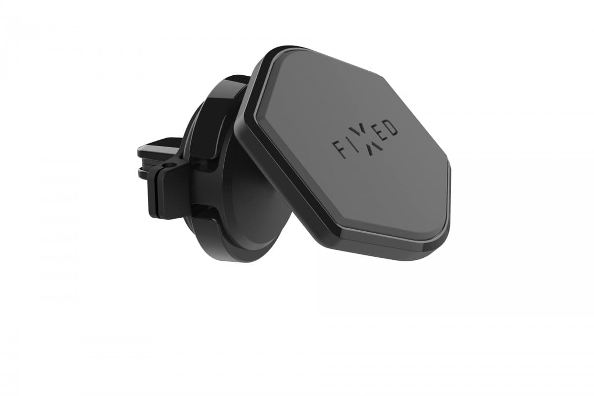 Magnetický držák FIXED Icon Air Vent do ventilace s kloubem, černý - náhled 3