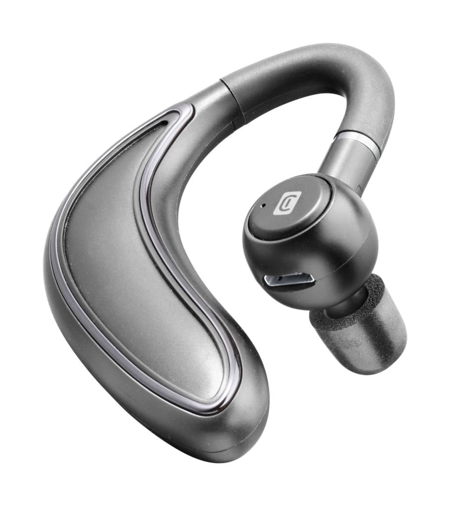 Bluetooth headset Cellularline Bold s ergonomickým tvarem, černý - náhled 3