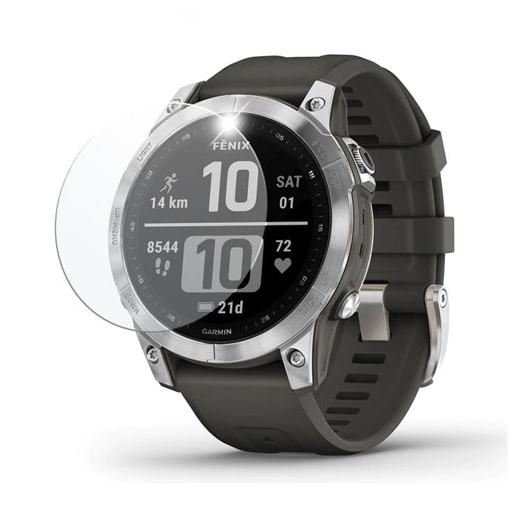 Ochranné tvrzené sklo FIXED pro smartwatch Garmin Fenix 7/Epix Gen 2, 2ks v balení, čiré - náhled 3