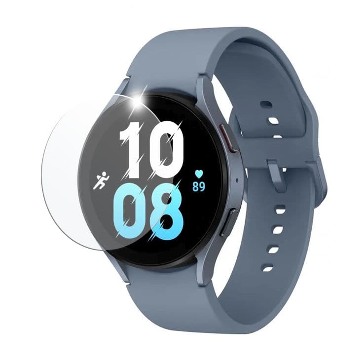 Ochranné tvrzené sklo FIXED pro smartwatch Samsung Galaxy Watch5 44mm, Galaxy Watch4 44mm, 2 ks v balení, čiré - náhled 3
