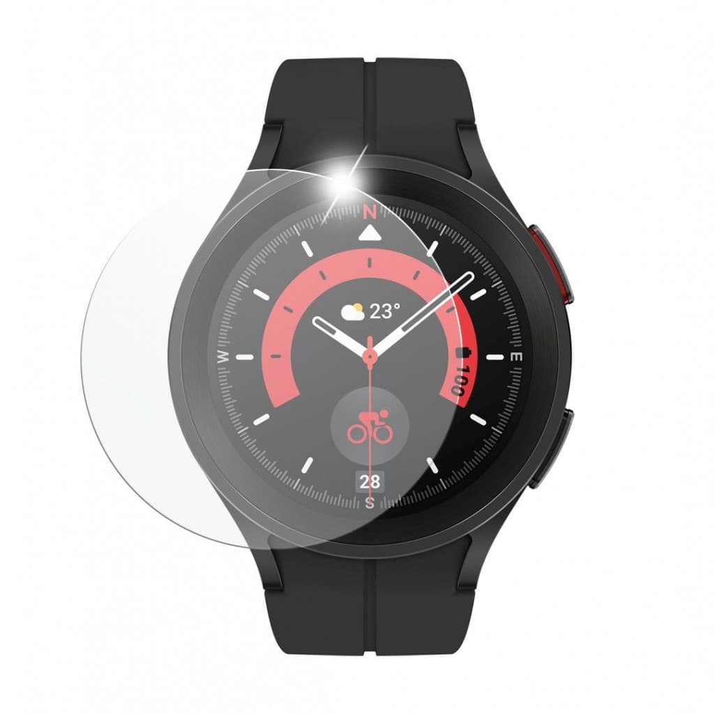 Ochranné tvrzené sklo FIXED pro smartwatch Samsung Galaxy Watch5 Pro 45mm, 2 ks v balení, čiré - náhled 3