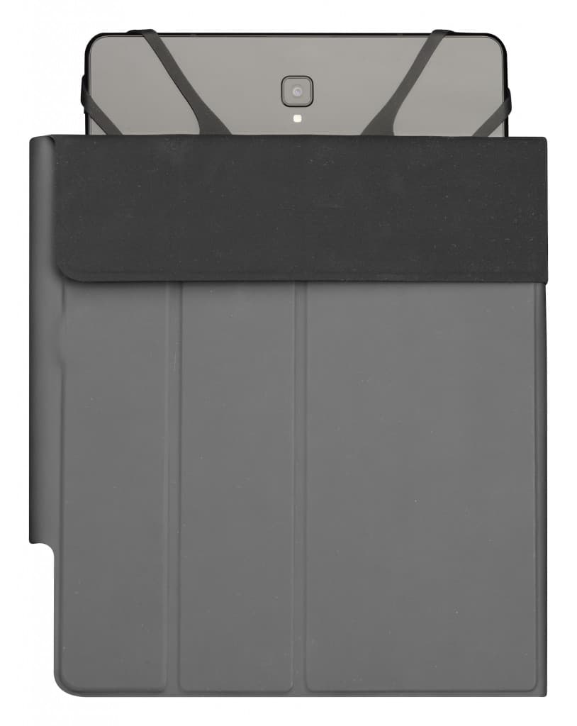 Univerzální tabletové pouzdro se stojánkem Cellularline CLICKCASE, 10,5", černé - náhled 3