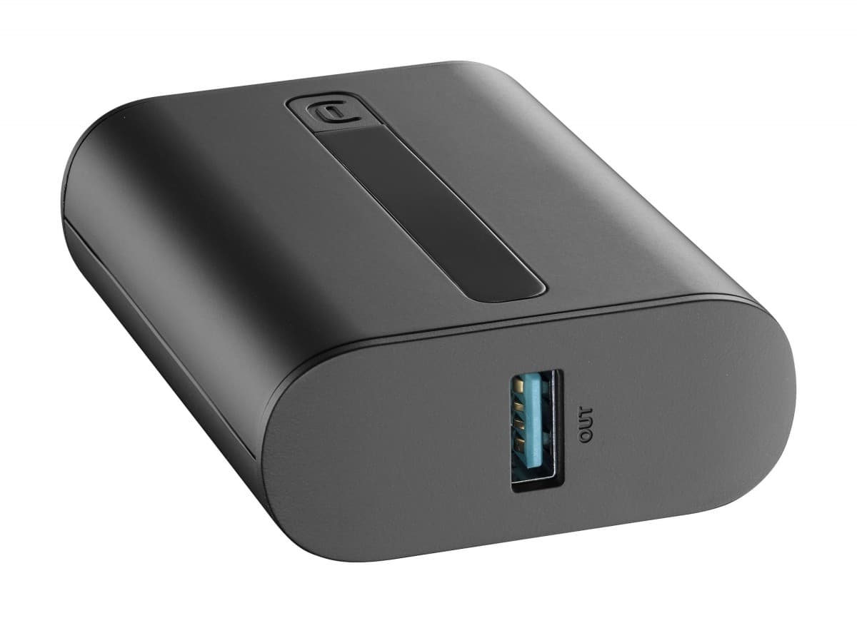 Powerbanka Cellularline Thunder 10 000 mAh, černá - náhled 3