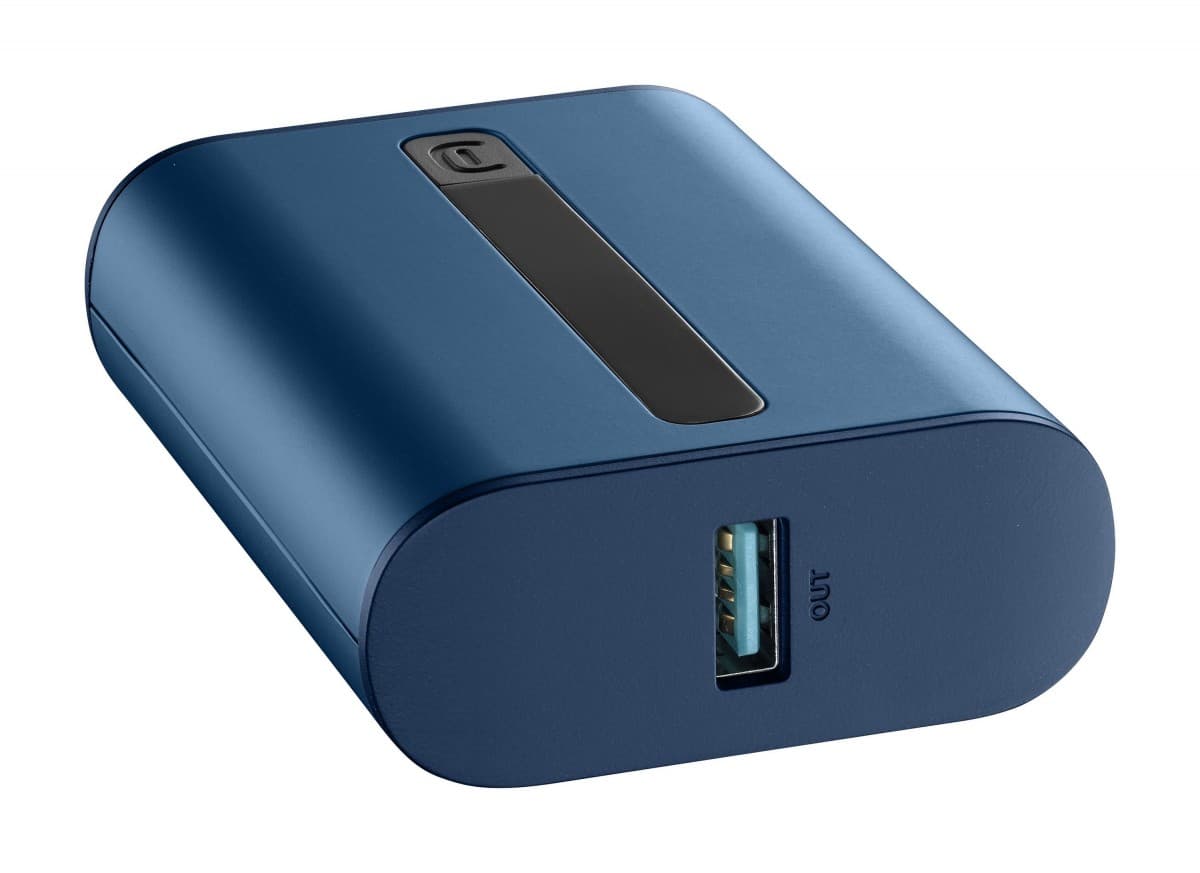 Powerbanka Cellularline Thunder 10 000 mAh, modrá - náhled 3