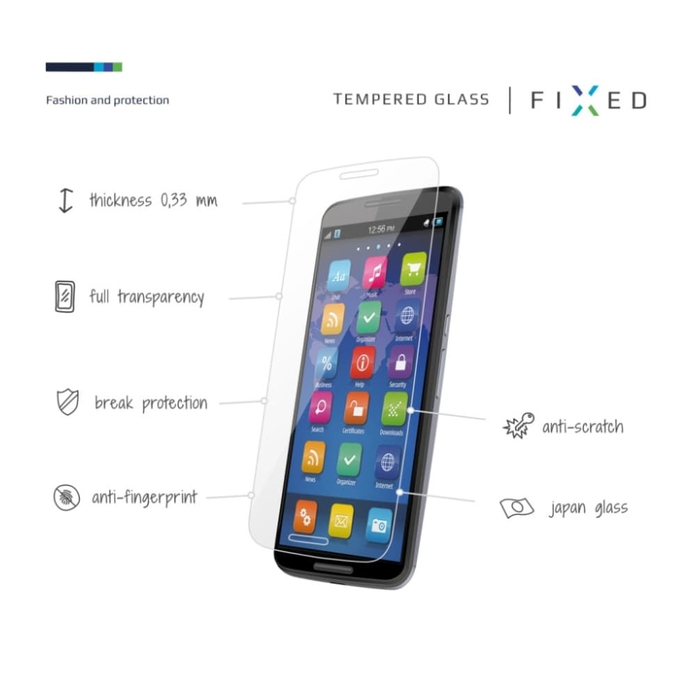 Ochranné tvrzené sklo FIXED pro Apple iPhone SE (2020/2022) / 7 / 8, čiré - náhled 3